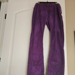 Corduroy pants. We The Free.  Size 26. Side zipper.